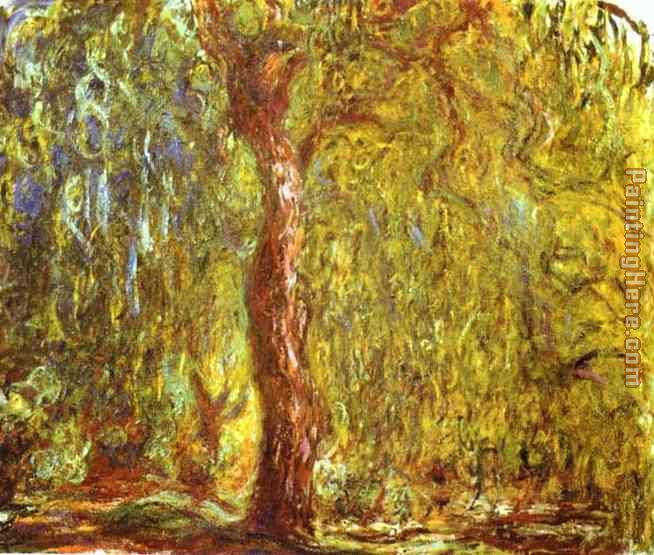 Weeping Willow painting - Claude Monet Weeping Willow art painting